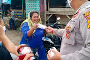 Personil Polsek Sukaraja Giat Pelayanan Gatur Pagi.