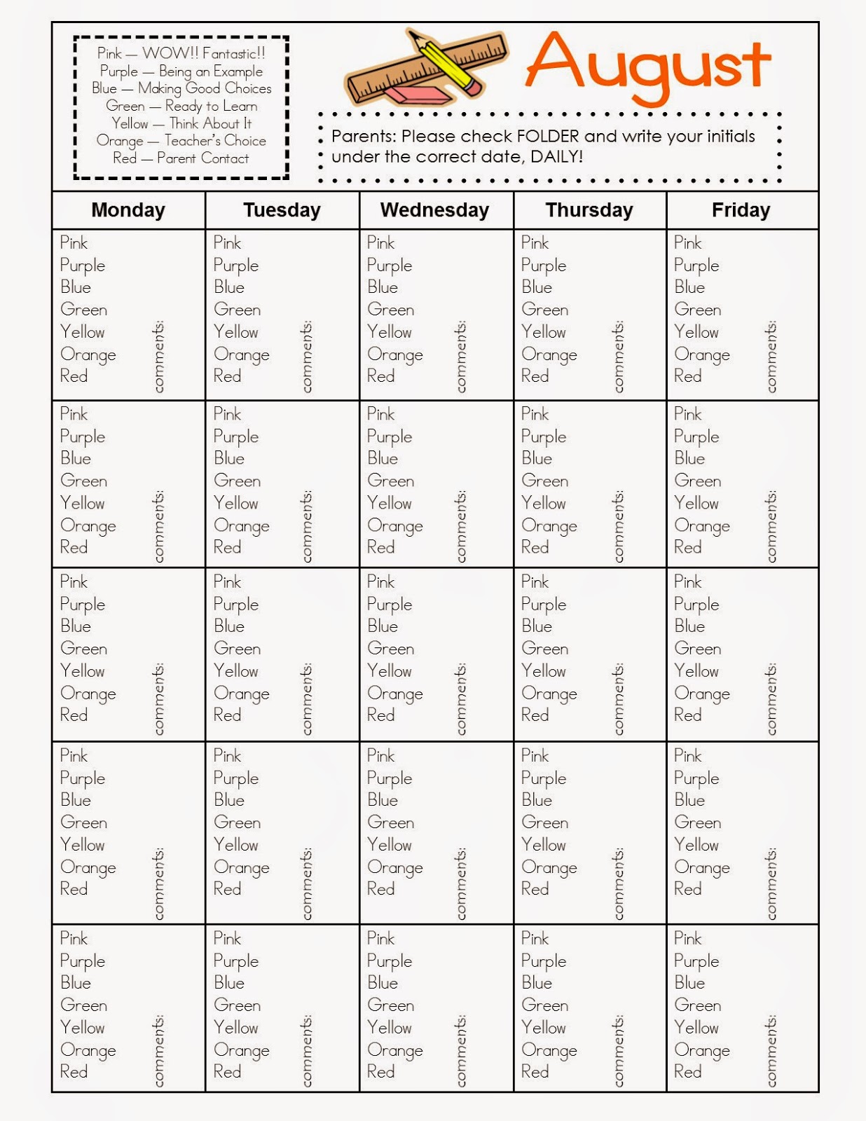 http://www.teacherspayteachers.com/Product/Classroom-Management-Behavior-Chart-Behavior-Logs-and-Sticker-Charts-1396715