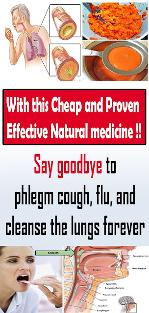 Say goodbye to phlegm cough, flu, and cleanse the lungs forever with this Cheap and Proven Effective Natural medicine