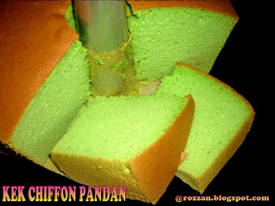 Riezanie's Recipe Collections: KEK CHIFFON PANDAN ( 2 )