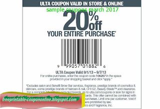 Free Printable Ulta Coupons