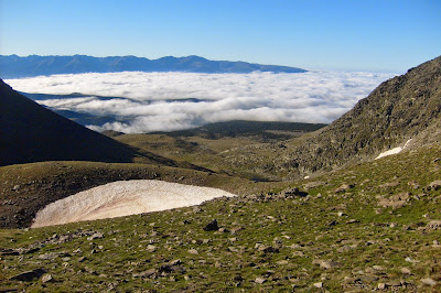 mer de nuage vue vers Coma del Forats