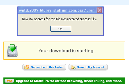 How to resume mediafire downloads ?