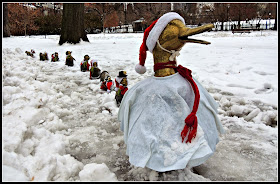 Patitos del Boston Garden en Invierno