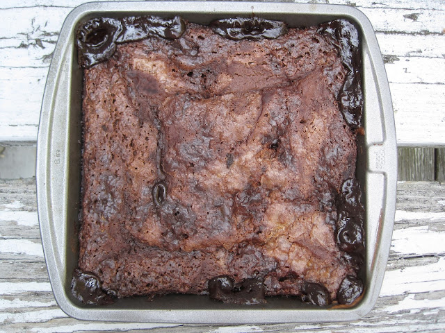 Hot-Fudge-on-the-Bottom Cake - Chloe's Vegan Desserts 