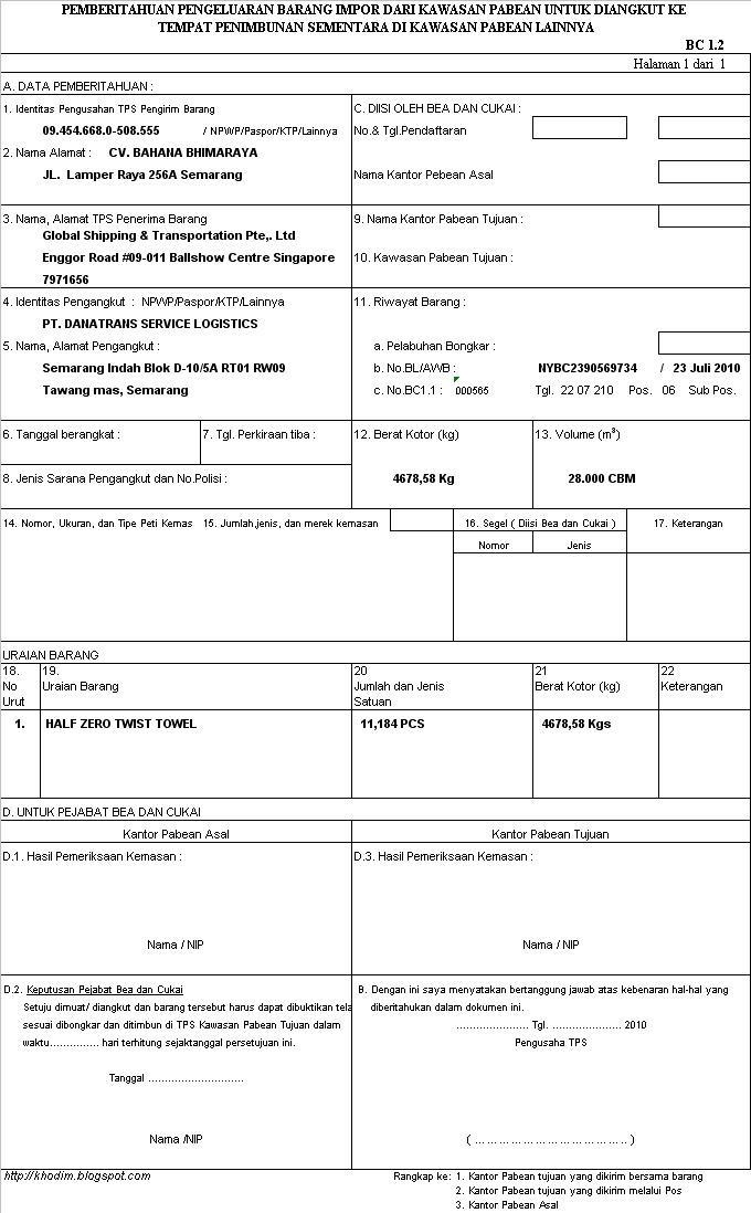 Contoh Dokumen Invoice - Fontoh