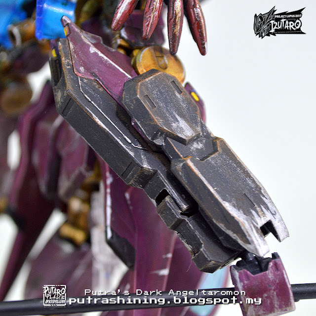 Izutaro Project Lupus 2017: Dark Angeltaromon - HGIBO 1/144 Gundam Barbatos Lupus Rex Custom Paint by Putra Shining