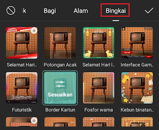 cara membuat bingkai video di capcut