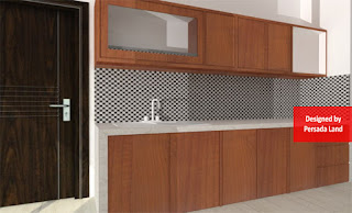  hasil desain interior kitchen set Persada Land