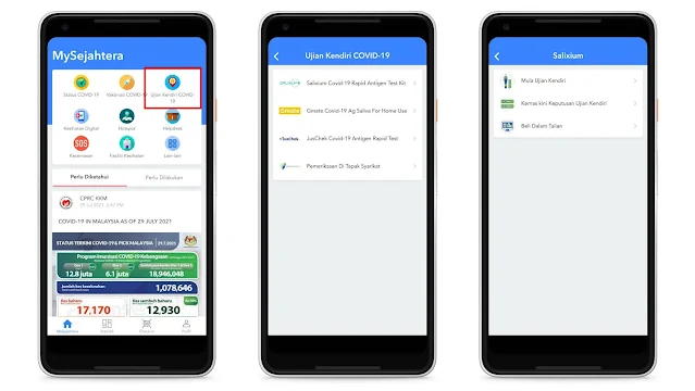 beli kit ujian kendiri covid-19 menerusi mysejahtera