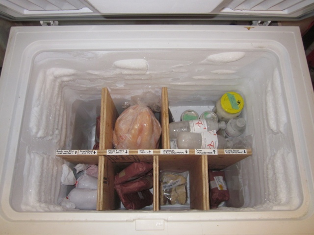 The Gig's Digs Chest Freezer Organization