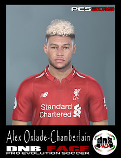 PES 2019 Faces Alex Oxlade-Chamberlain by DNB