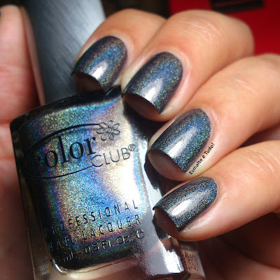 esmalte preto holográfico