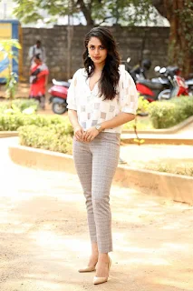 Actress Malavika Nair Stills at Orey Bujjiga Movie Press Meet