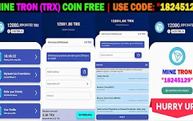Mine TRON (TRX) Coin | USE CODE: 18245129