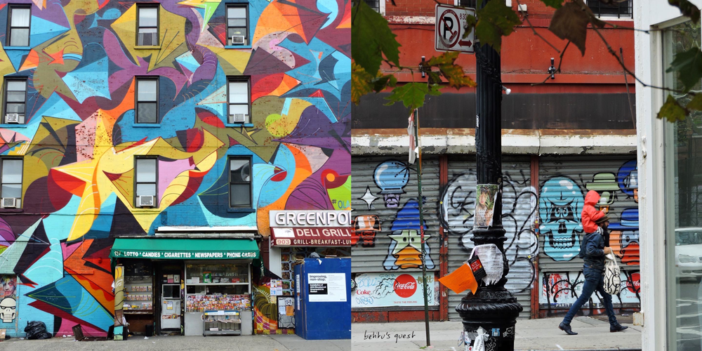 Greenpoint mural by betitu - @betitusquest