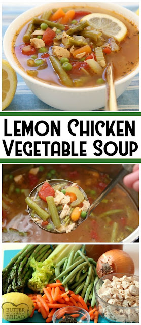 Lemon Chicken Vegetable Soup