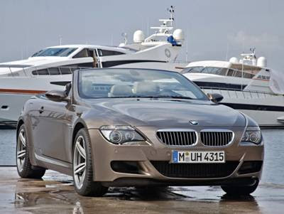 BMW M6 Convertible. There is much weight in relative terms, if we consider 