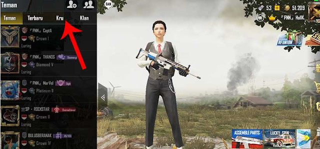 Cara Keluar dari Crew PUBG 3