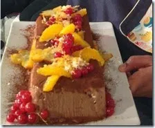 Mattonella al cioccolato zenzero ed arance