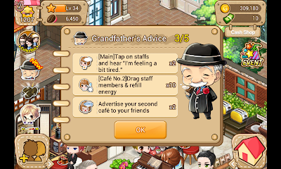 LINE I LOVE COFFEE QUEST: Grandfather's Advice 3/5