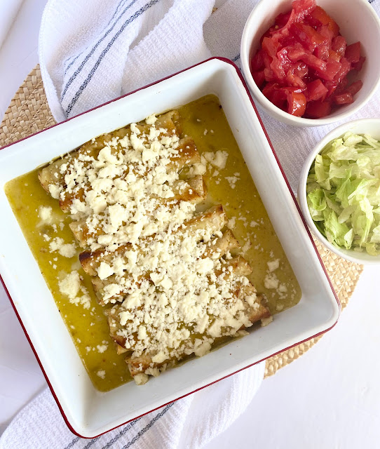 3 Ingredient Chicken Taquito Bake