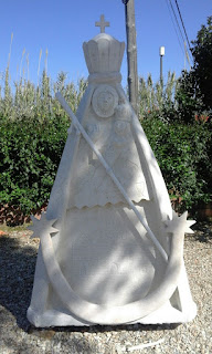 Virgen de Piedra obra de D. Ramón Pérez Melero