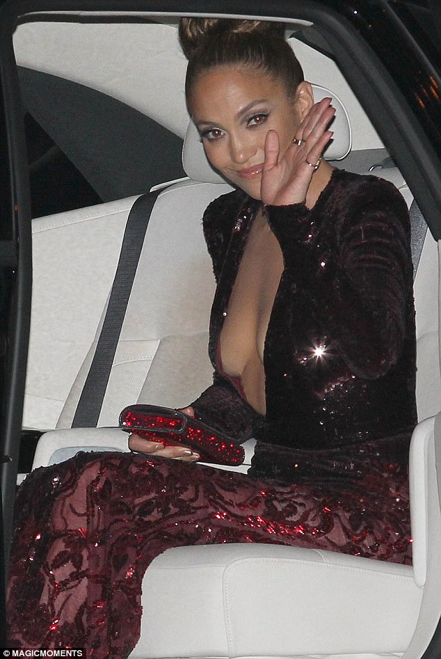 Jennifer Lopez Wardrobe Malfunction Oscars