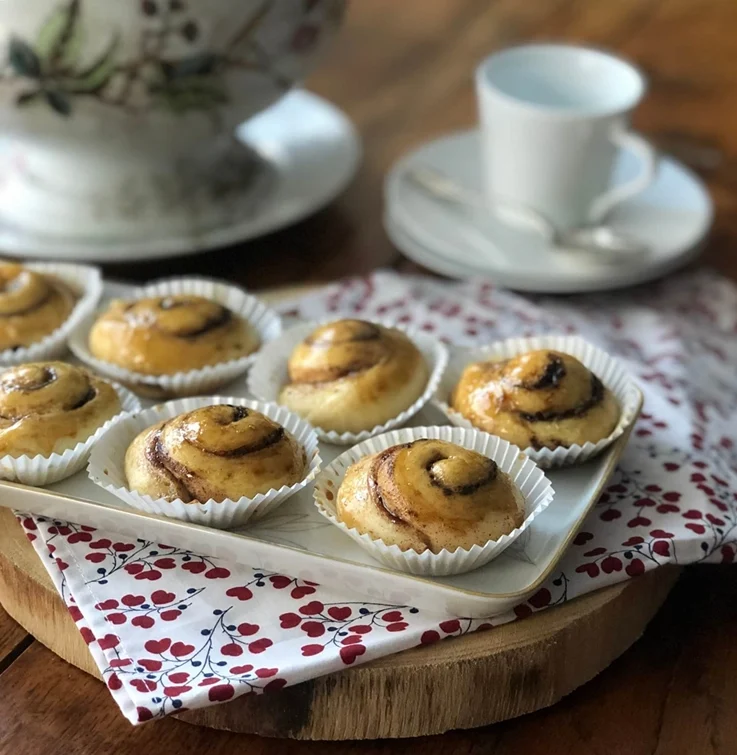 Rolls de café con canela