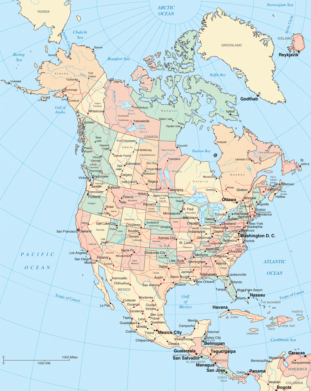 Carte Amérique du Sud | Carte du monde
