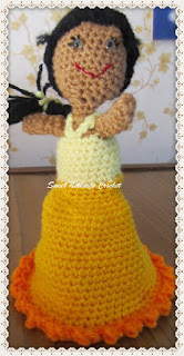 photo of crochet amigurumi, crochet doll