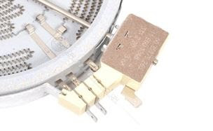 Ceramic hob heating radiant surface element & wire Limiter testing