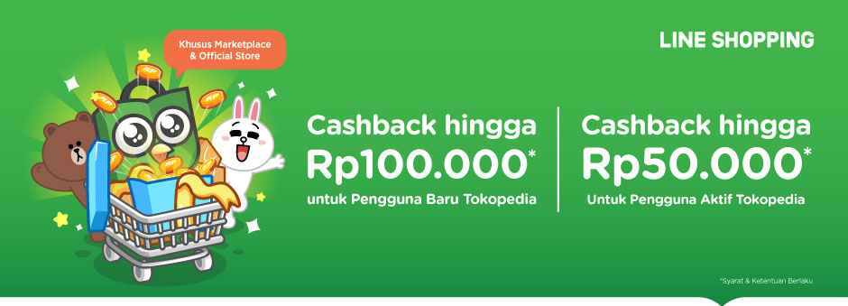  Promo  Diskon Tokopedia  Line Cashback Up To 100 Ribu 