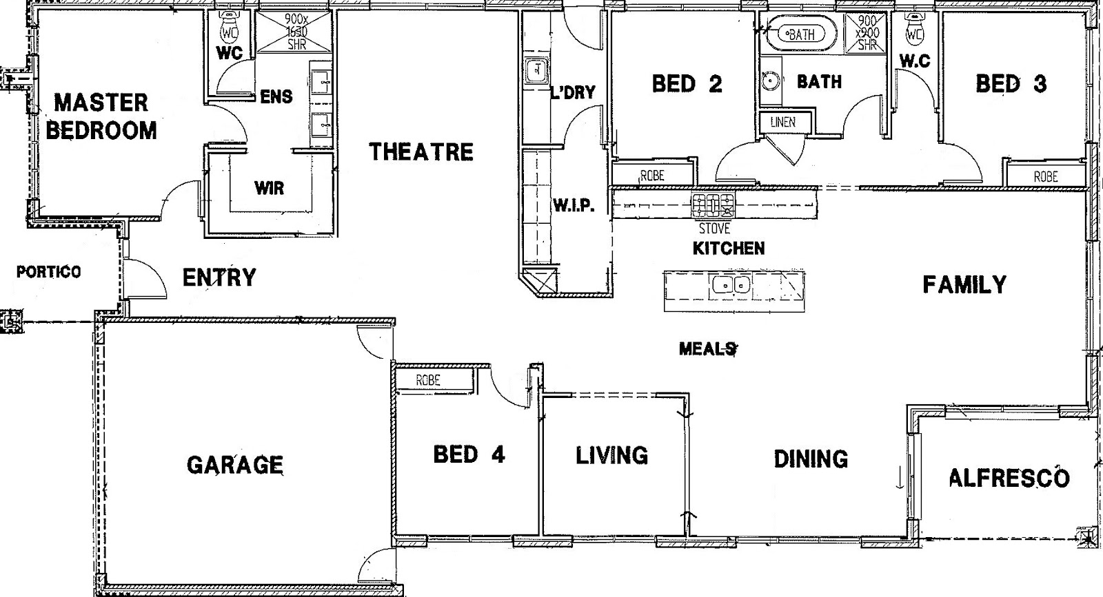 Porter Davis Berkley 27 Our ALTERED house  plan  