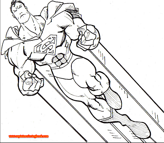 Superman Coloring Pages For