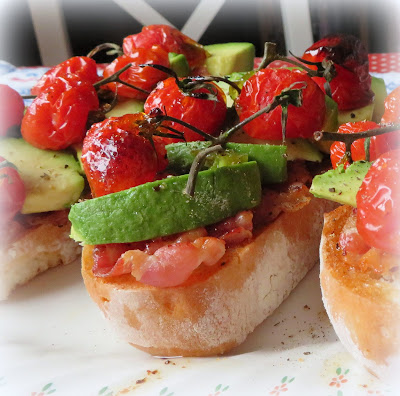 Tomato, Avocado & Pancetta on Toast