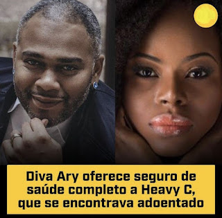 Diva Ary oferece seguro de saúde completo a Heavy C, que se encontrava adoentado.  A cantora decidiu homenagear e honrar aquele que foi o grande precursor da sua carreira musical. Heavy C esteve durante um tempo hospitalizado e, devido a algumas restrições que existiram, Ary não pôde ir visitá-lo, mas, ainda assim, a cantora não ficou de braços cruzados para socorrer o seu Pai (Heavy C), como o trata carinhosamente. Ontem, durante o show da cantora, Heavy C foi convidado a subir ao palco e recebeu a surpresa das mãos de Ary: uma cobertura completa de seguro de saúde.  «(...) Não precisa pagar nada , se sentir uma dor pode ir ao hospital. Eu ainda preciso muito de ti, Angola ainda precisa de ti(…)», disse a cantora visivelmente emocionada pelo gesto que mereceu os aplausos do público e o agradecimento de Heavy C.