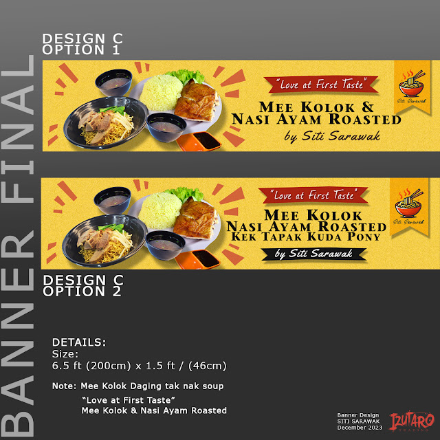 Logo & Banner Design for Mee Kolok Siti Sarawak