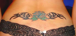 Lower Back Tribal Tattoo Design