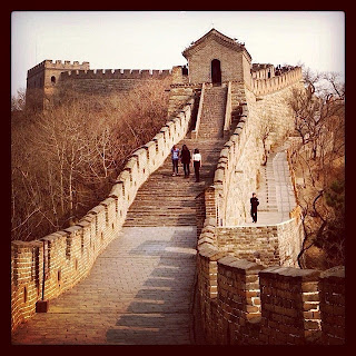 michelle obama great wall of china