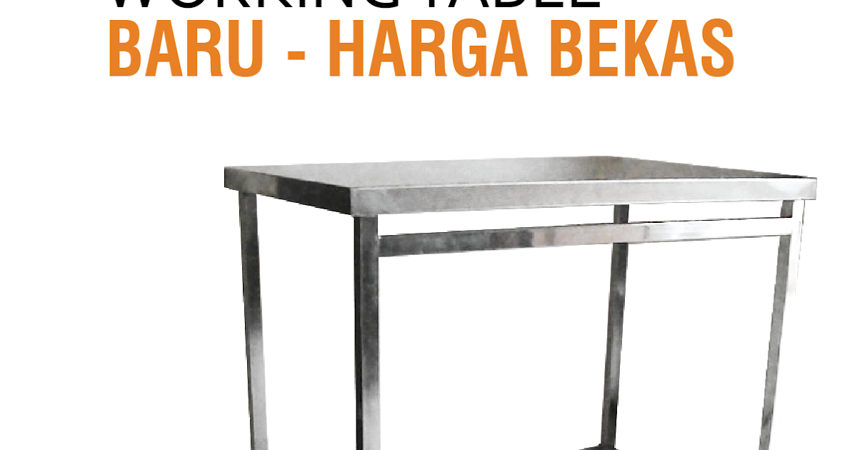 Jual Meja  Stainless  Murah Harga Bekas  Jogja