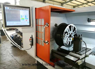 Alloy Wheel repair Lathe CK6160Q Exported To USA