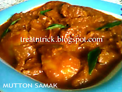 Mutton Samak Recipe @ http://treatntrick.blogspot.com