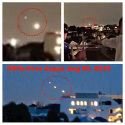 Glowing Ufos Over Japan On Aug 30 2013 Ufo Sighting News