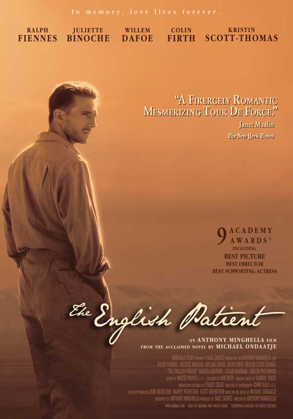 But other than that The English Patient was a really interesting experience