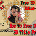 How to Free Download 3D Title Project Vol-04-Edius-7,8,9