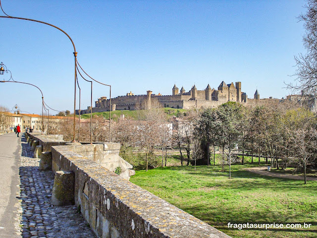 Pont Vieux em Carcassonne na França