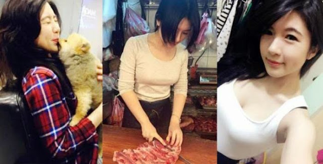 Tukang Daging Cantik Ini Jadi Berita Dunia