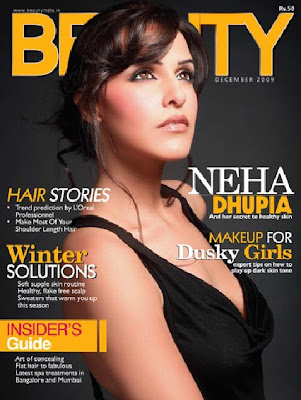 Neha Dhupia Sizzles on Beauty Magazine