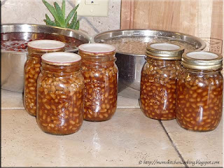 home canned pork and beans